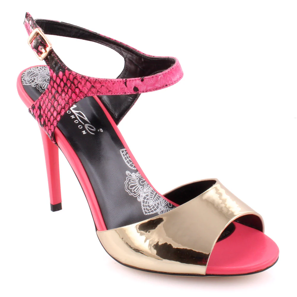 Women’s ‘Tressa’ Metallic Heel Sandals