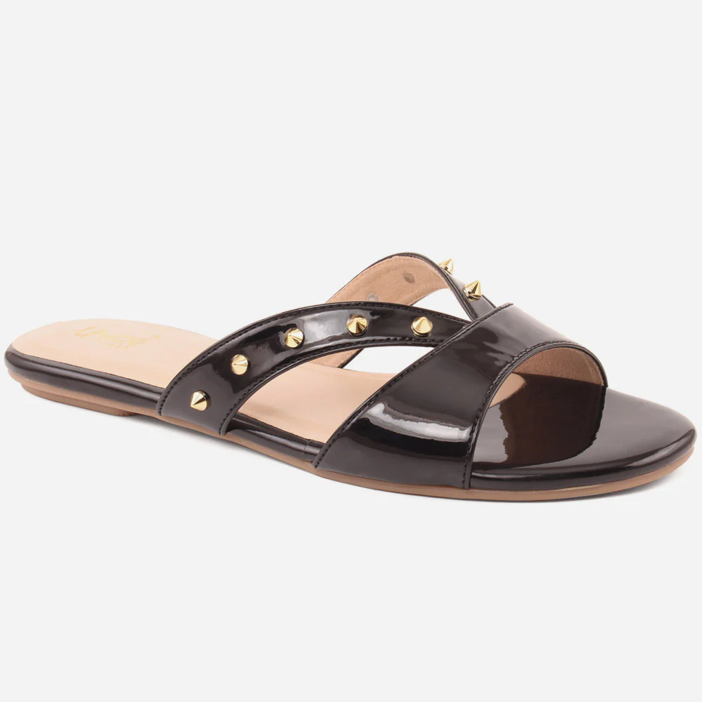 Women" SABINE" Rubber Sole Slip On Slippers