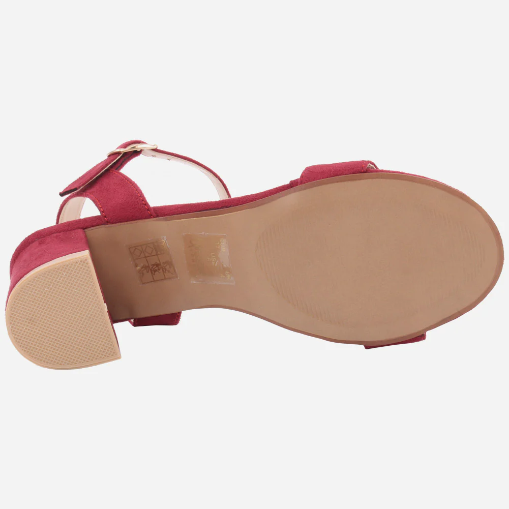 Women "SANDRA" Block Heel Stylish Sandals - Image 5