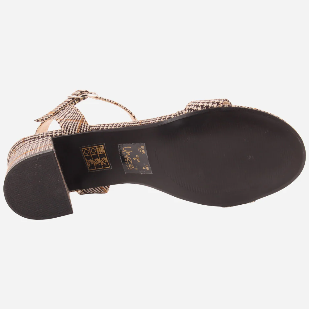 Women "SANDRA" Block Heel Stylish Sandals - Image 5