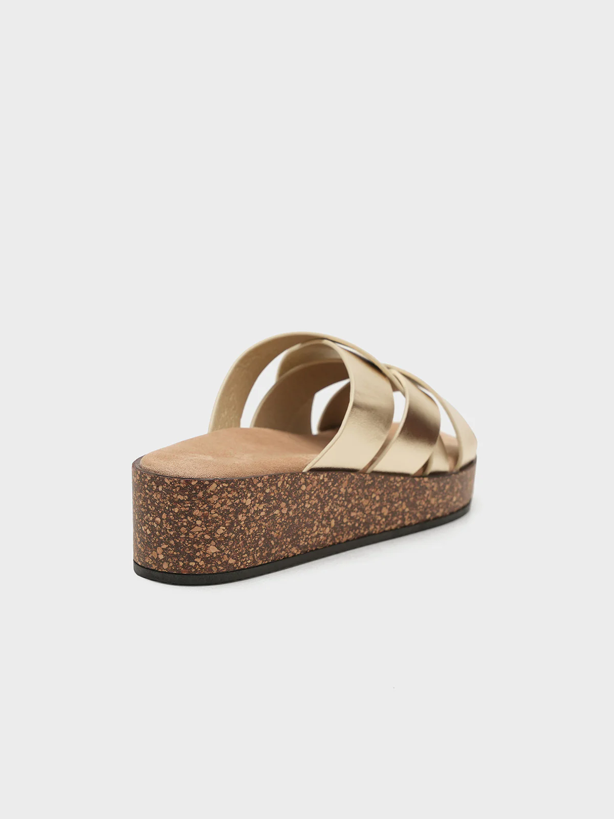Women "SANTIA" Cross Strap Wedge Slippers - Image 3