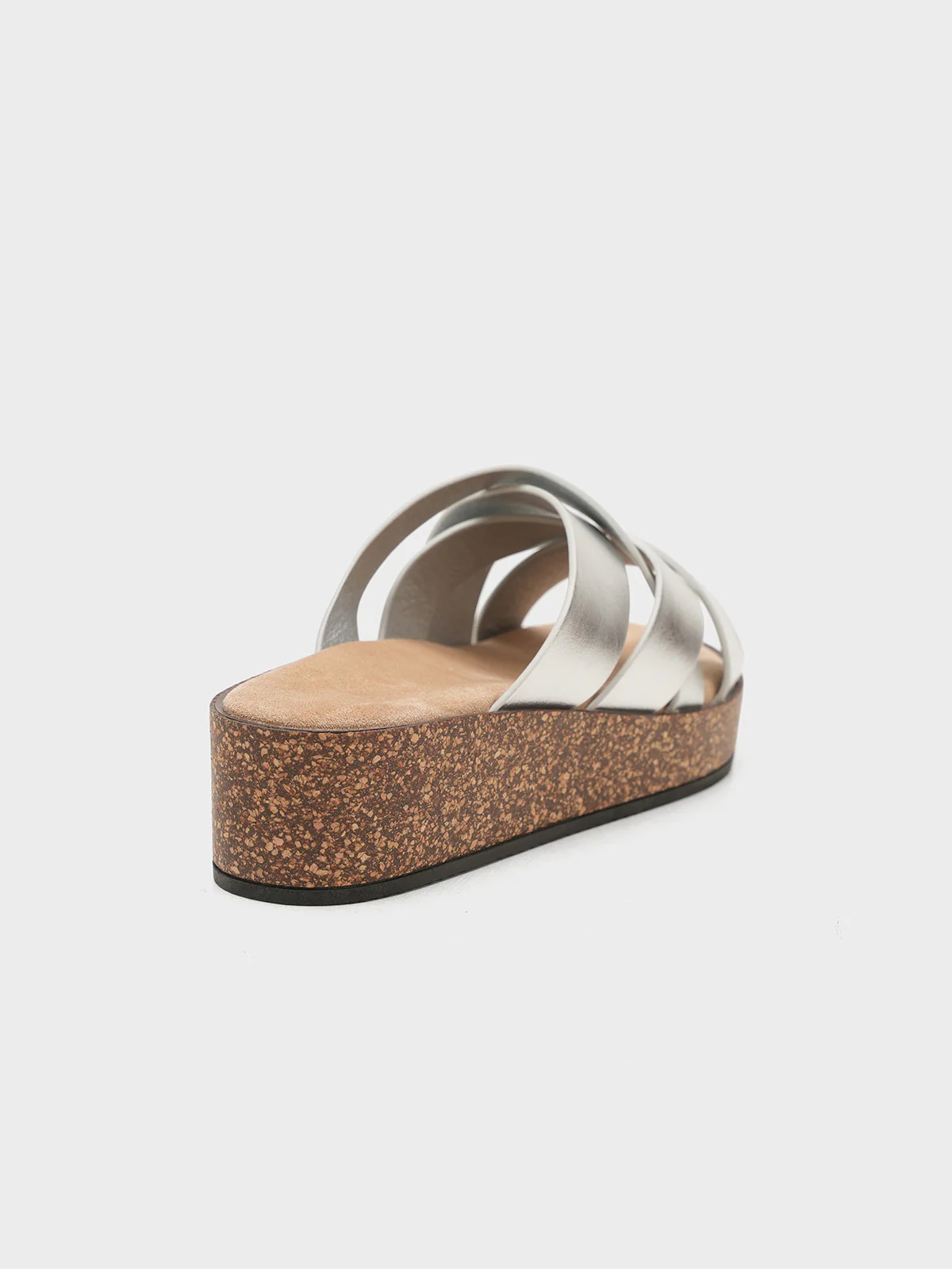 Women "SANTIA" Cross Strap Wedge Slippers - Image 3