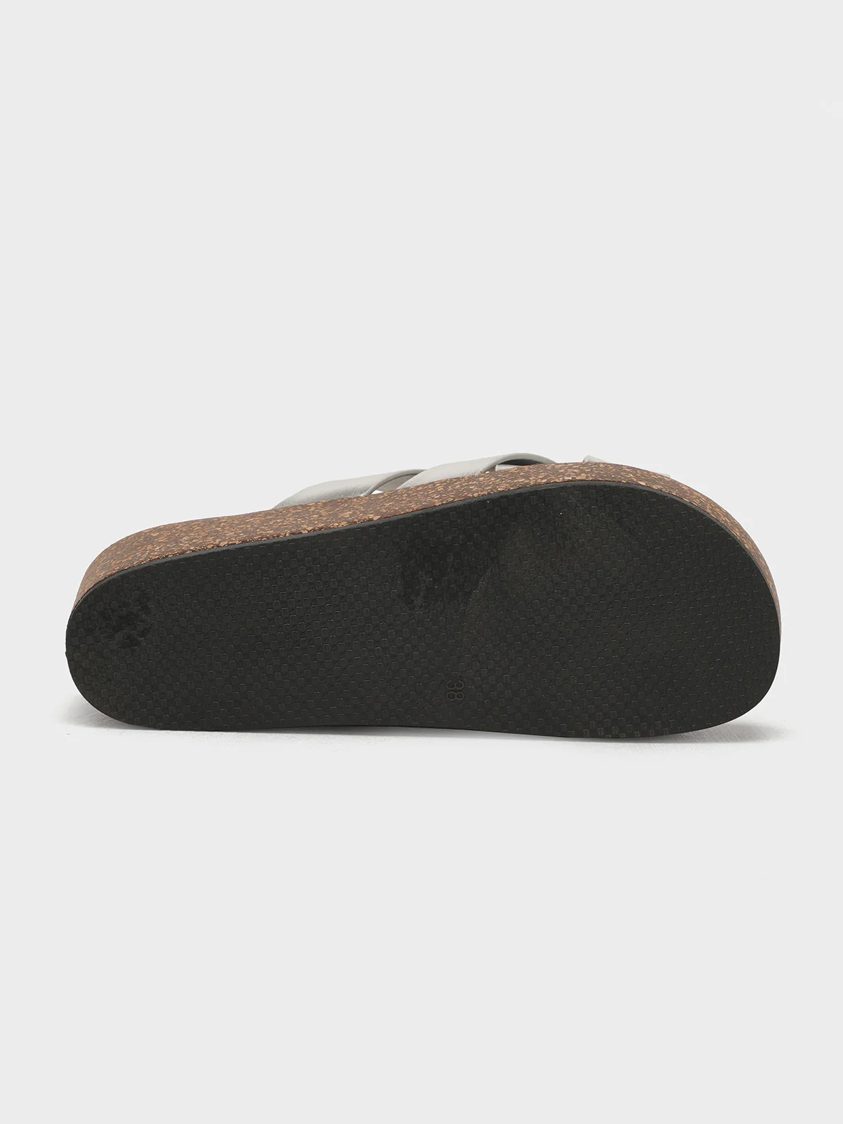 Women "SANTIA" Cross Strap Wedge Slippers - Image 5