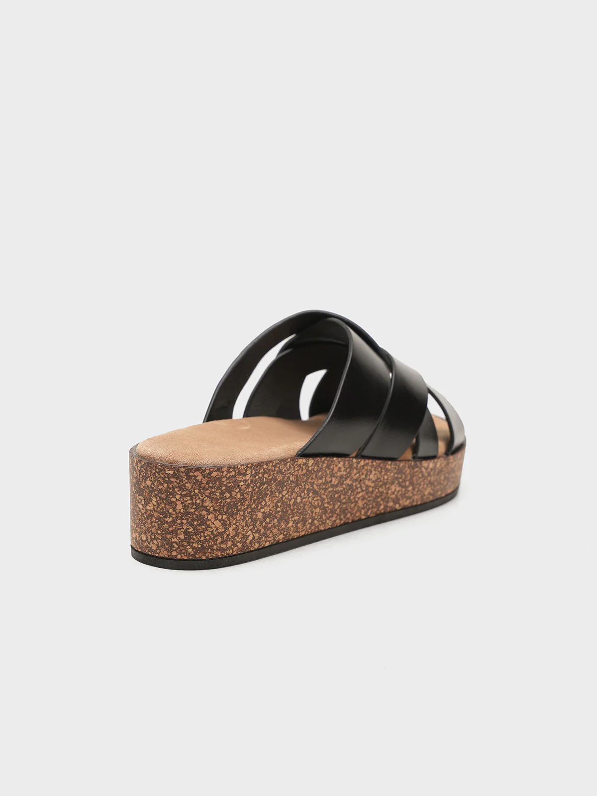 Women "SANTIA" Cross Strap Wedge Slippers - Image 5