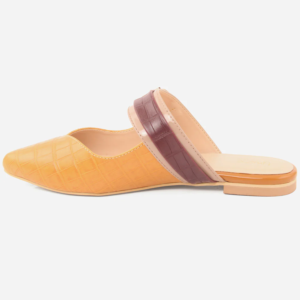 Women "SAVANNAH" Pointy Toe Flat Slippers - Image 3