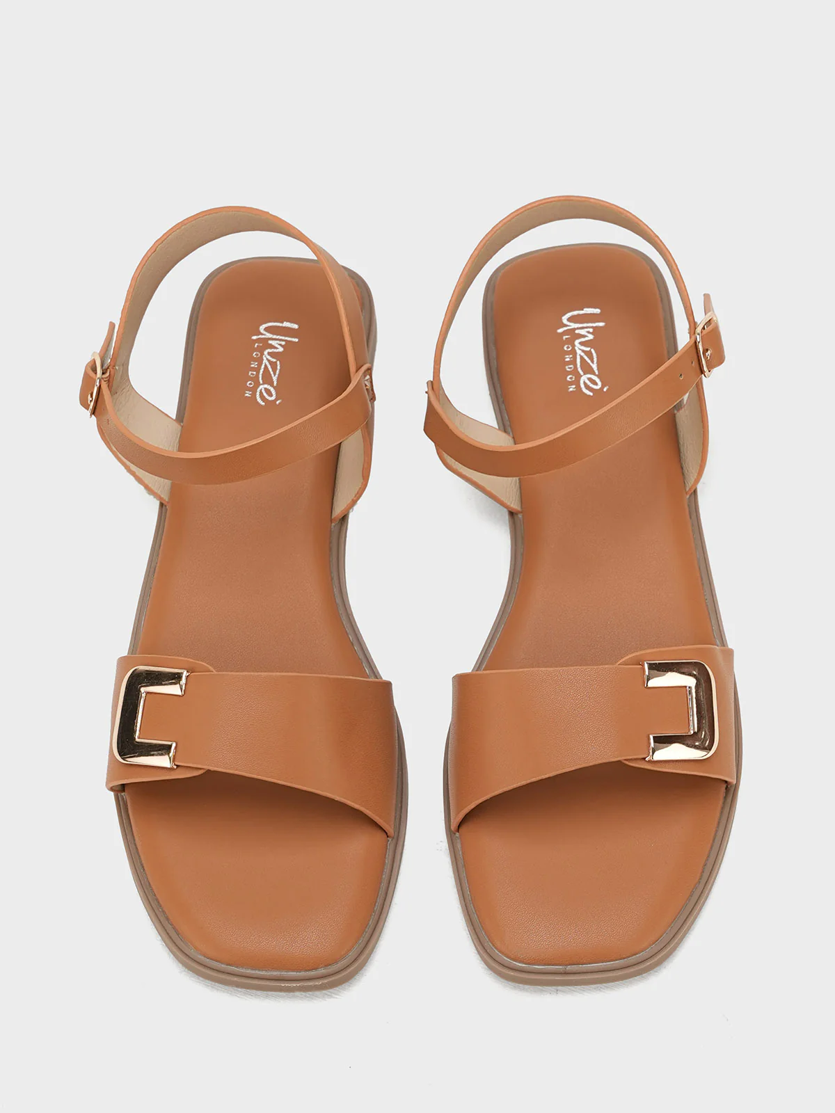 Women "SEBAS" Flat Buckle Sandals - Image 8