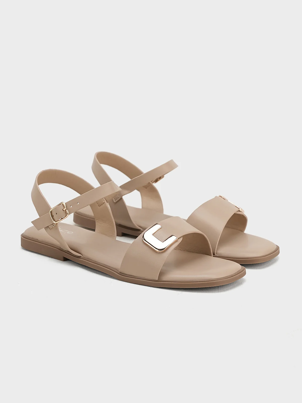 Women "SEBAS" Flat Buckle Sandals - Image 4