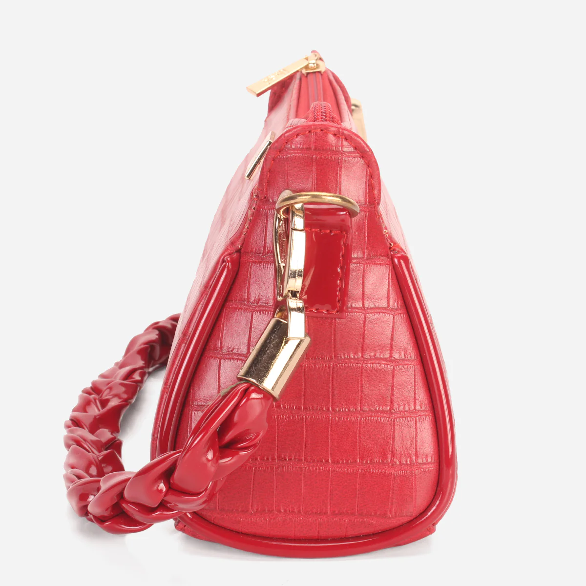 Women "SEFORA" Women Textured Patent Handbag - Image 3