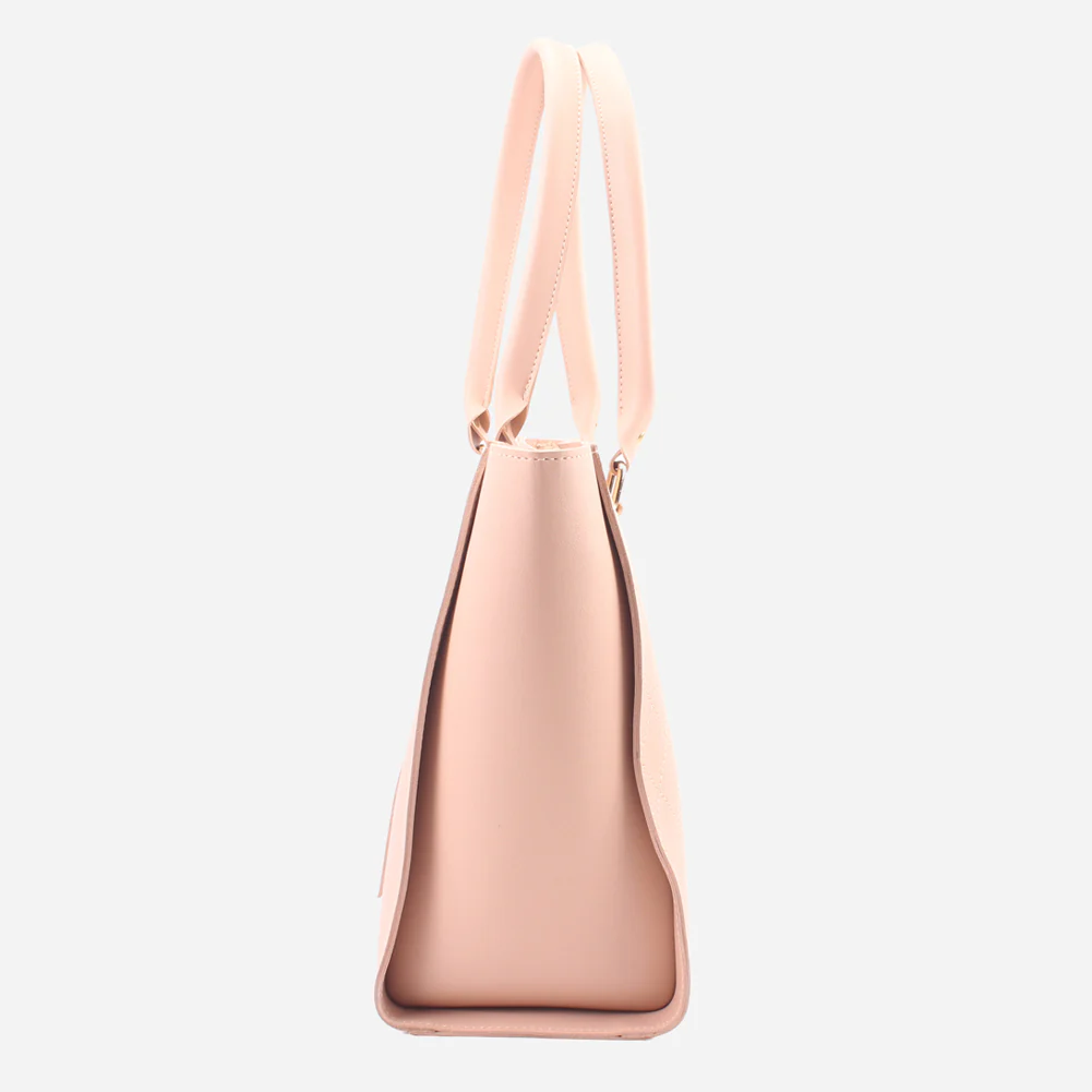 Women "SLAKE" Textured Handle Bag - Image 3
