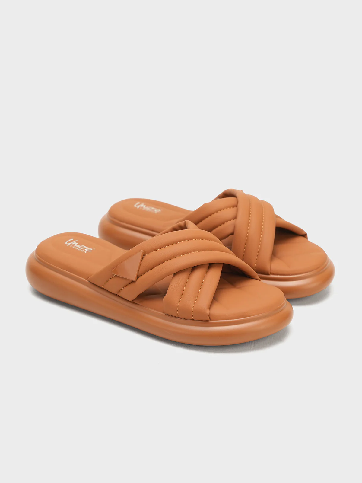 Women "STEFAN" Slip On Cross Step Slippers - Image 2