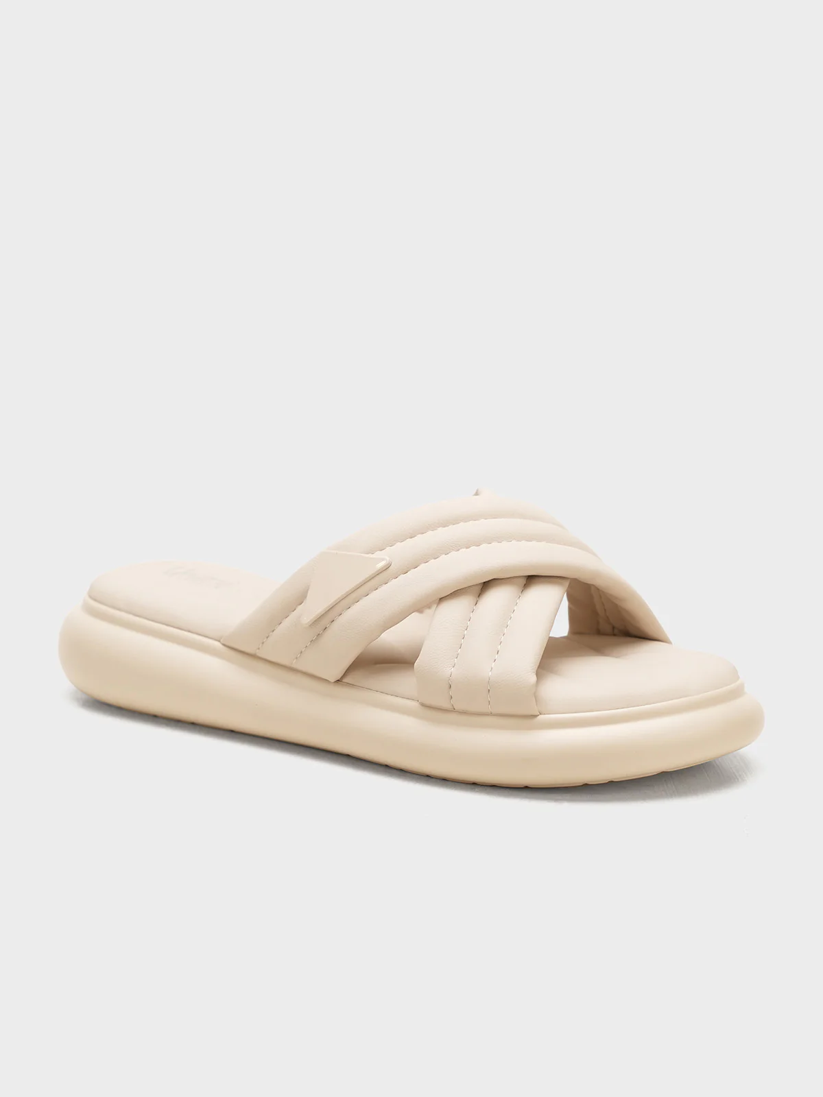 Women "STEFAN" Slip On Cross Step Slippers