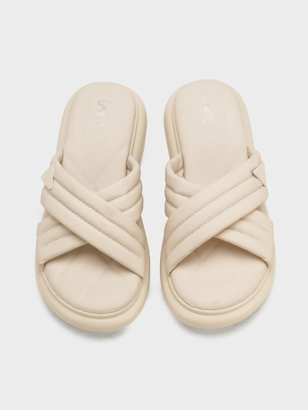 Women "STEFAN" Slip On Cross Step Slippers - Image 6