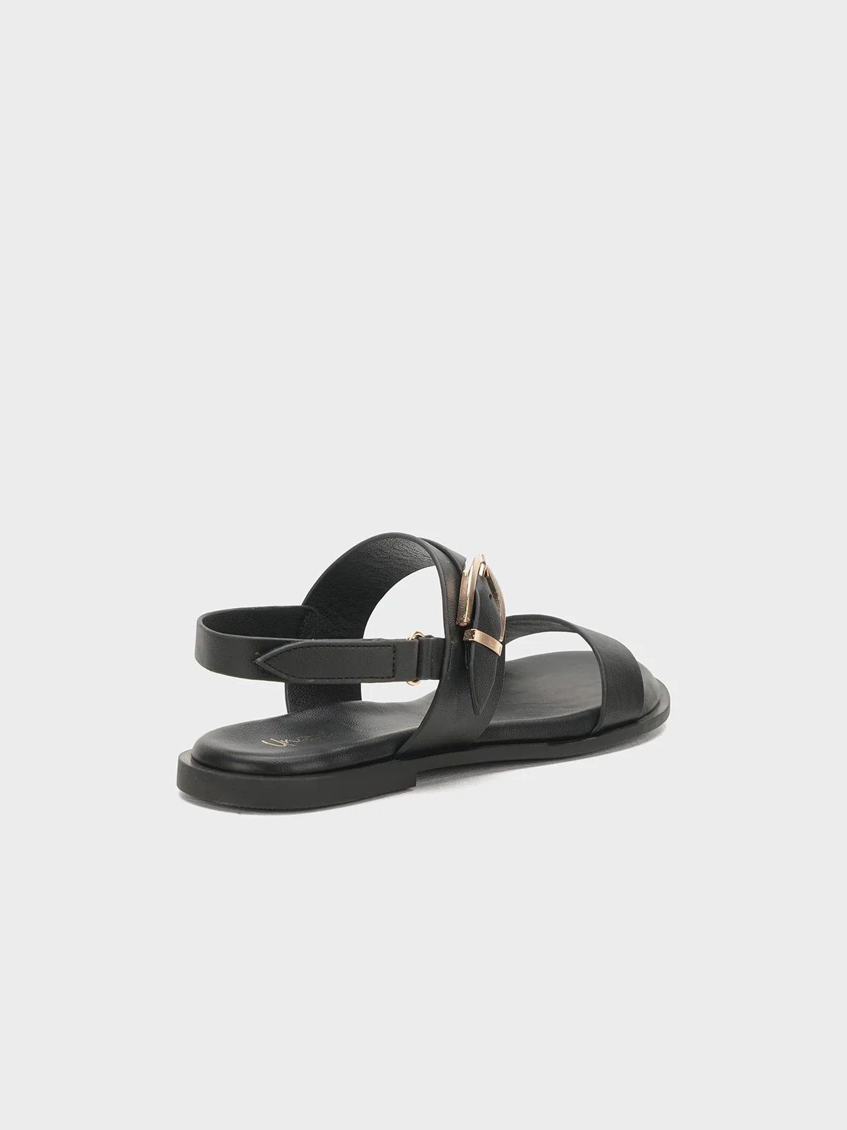 Women "STETO" Velcro Strap Flat Sandals - Image 5