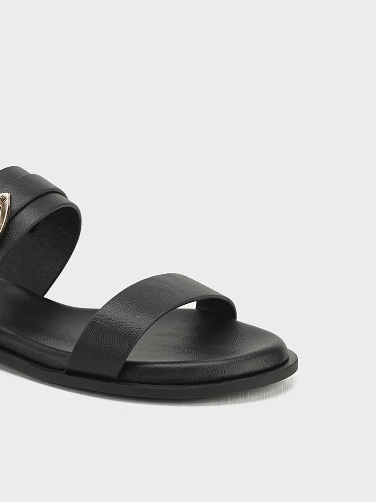 Women "STETO" Velcro Strap Flat Sandals - Image 7
