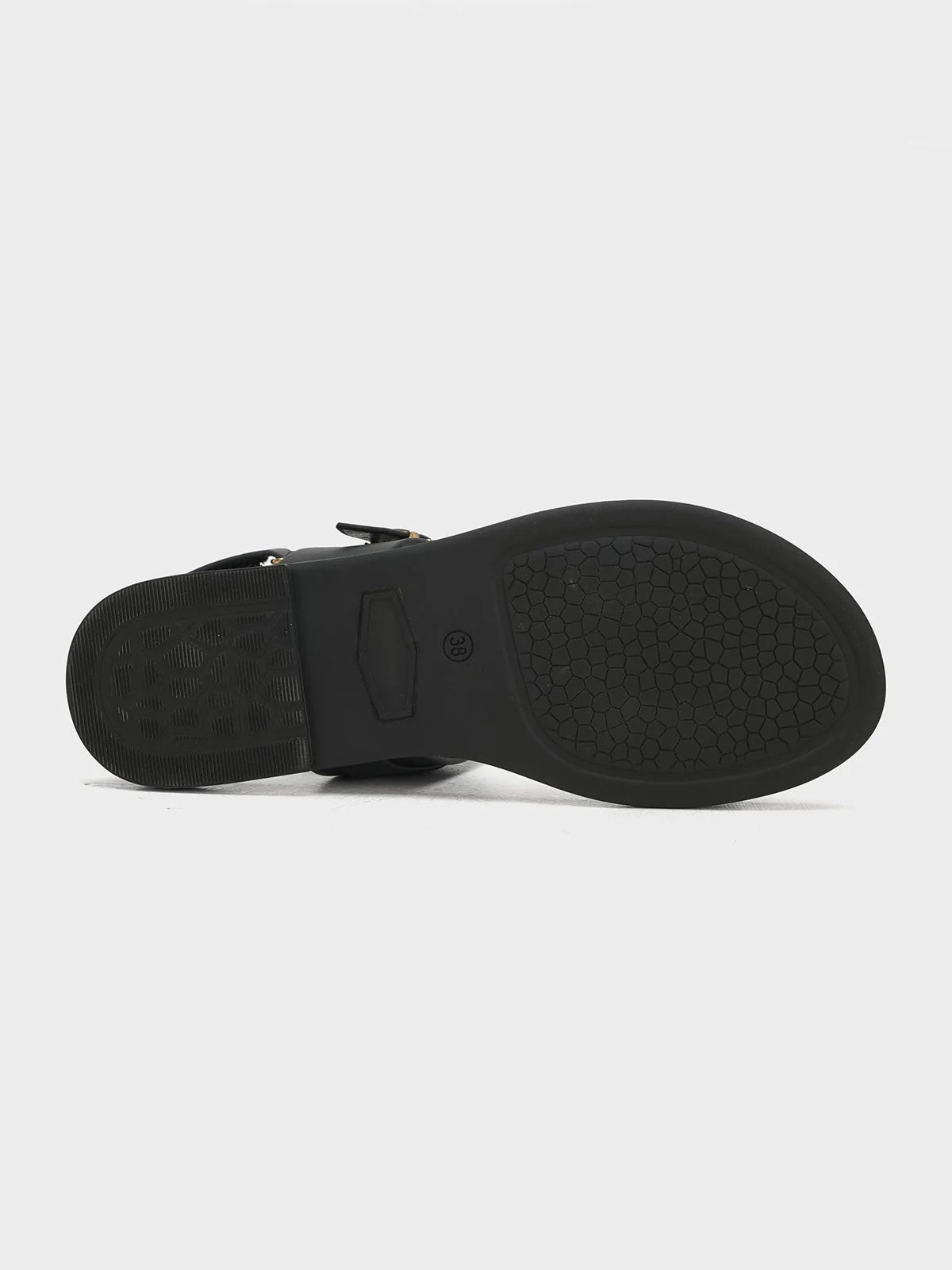 Women "STETO" Velcro Strap Flat Sandals - Image 8