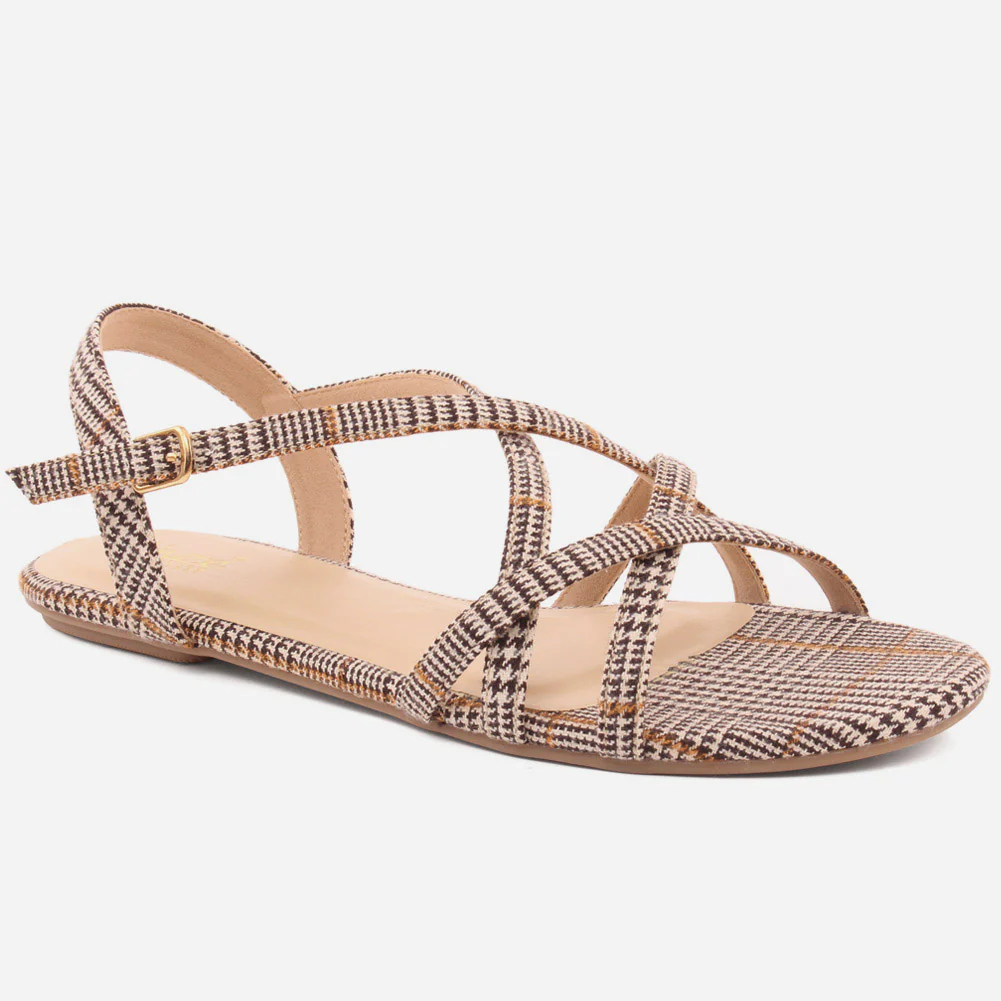 Women "SYLIVA" Cross Strap Comfortable Sandals