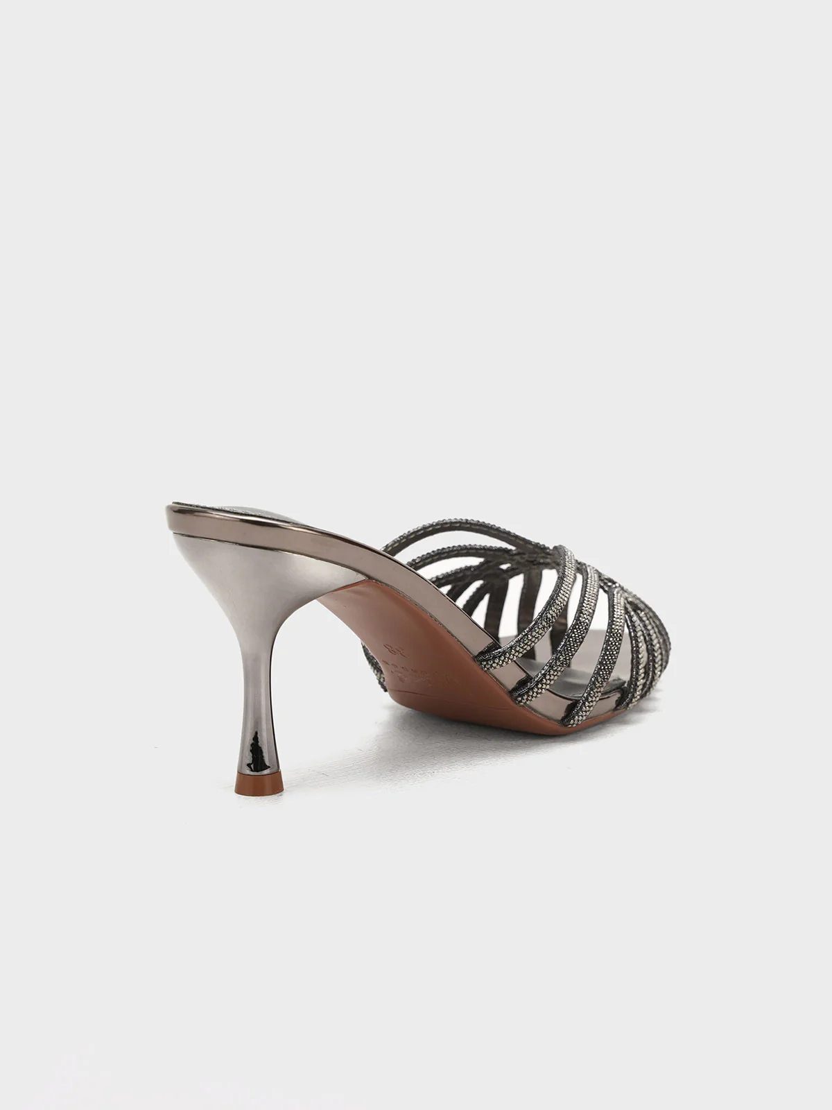 Women "SYLVIA" Fancy Slip On Heel Sandals - Image 5