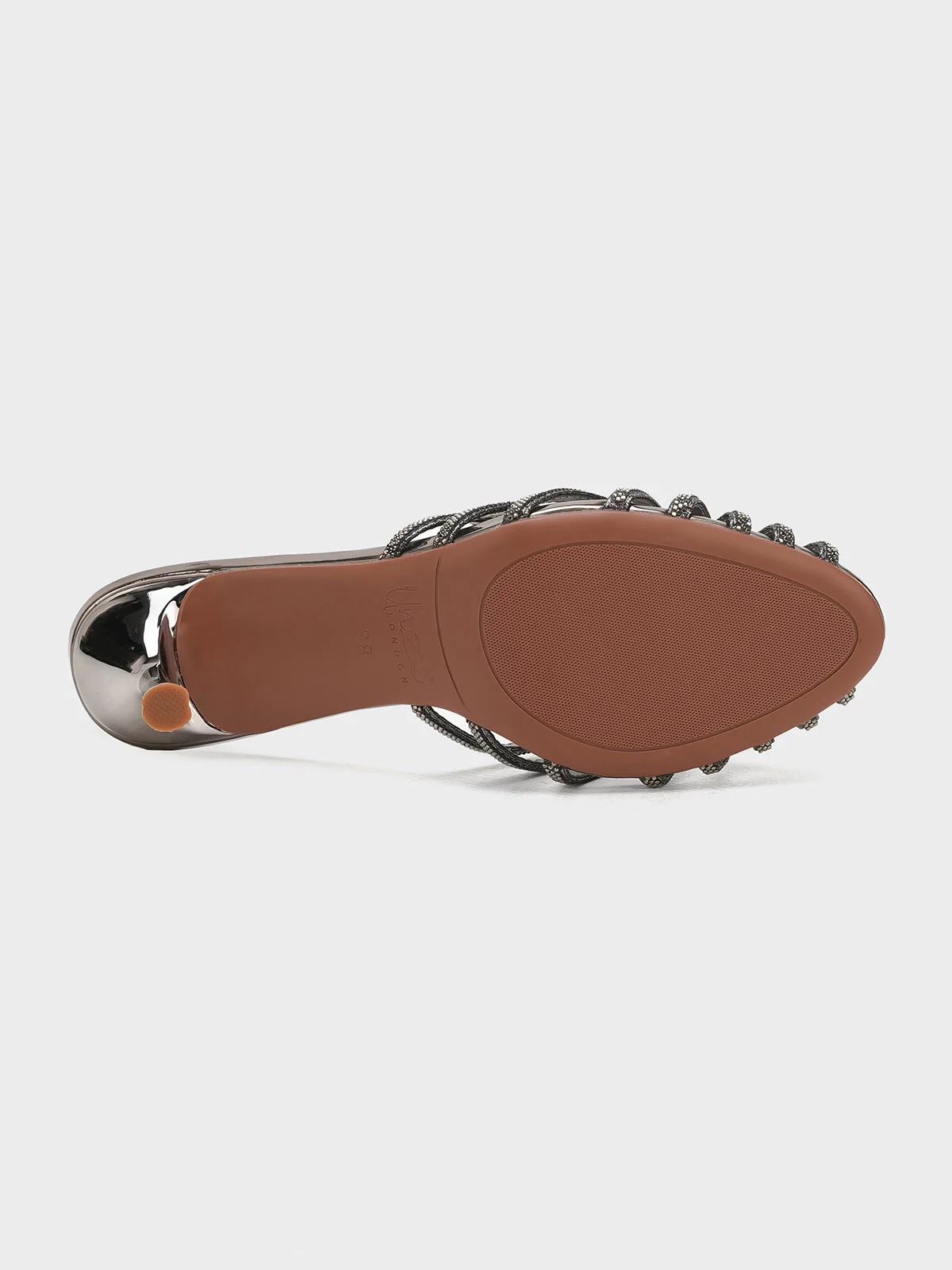 Women "SYLVIA" Fancy Slip On Heel Sandals - Image 8