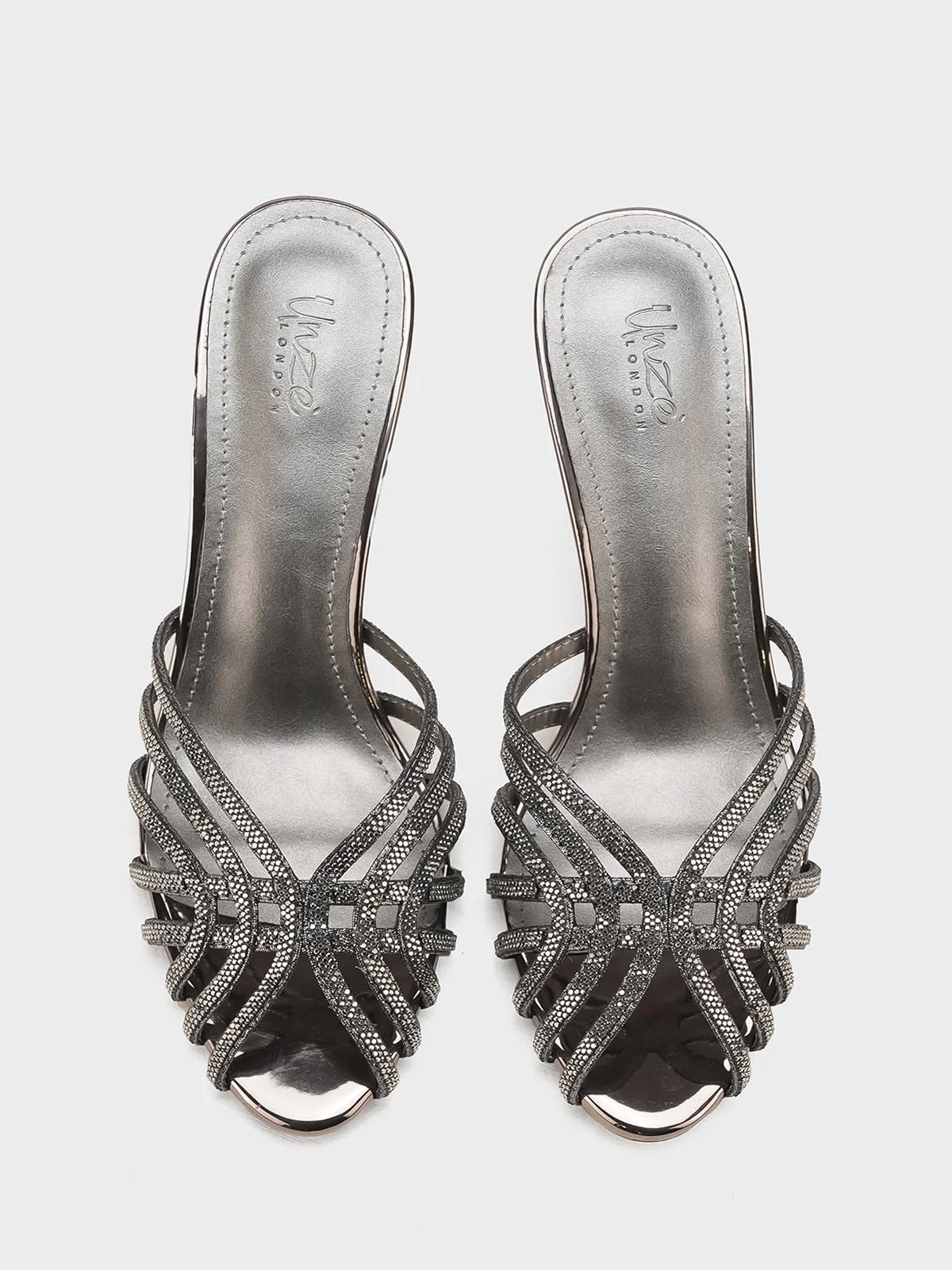 Women "SYLVIA" Fancy Slip On Heel Sandals - Image 9
