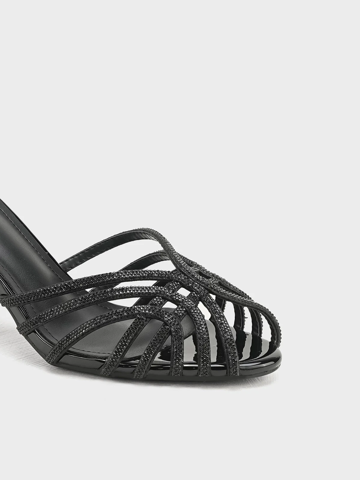 Women "SYLVIA" Fancy Slip On Heel Sandals - Image 7