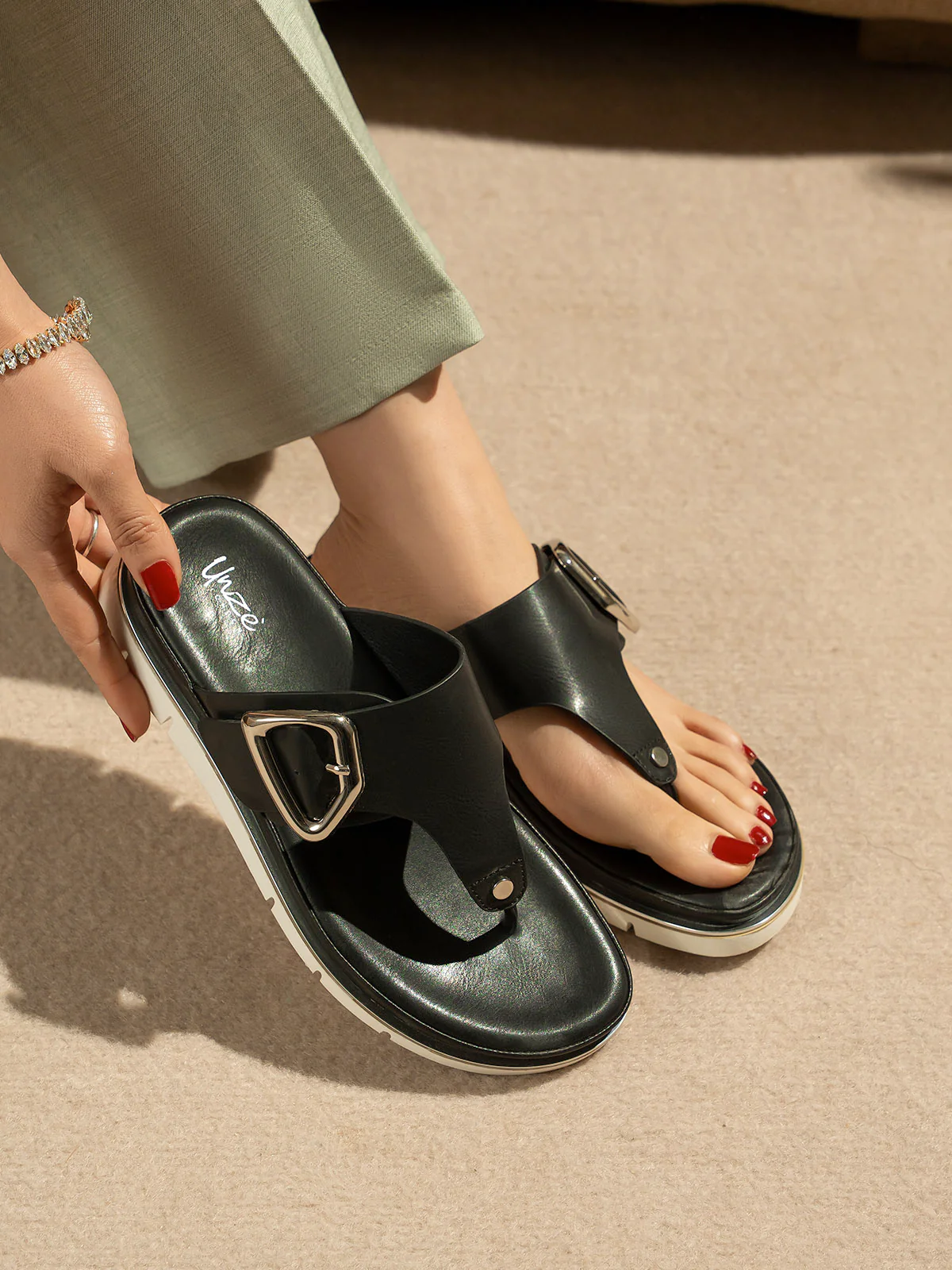 Women "TAFARI" Stylish Look Comfort Slippers