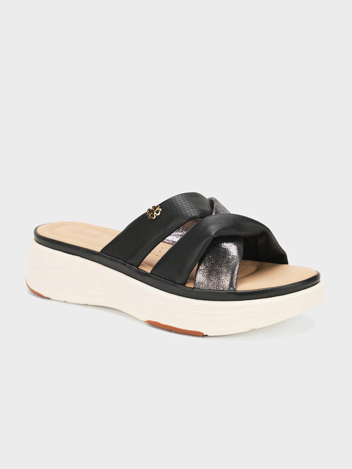 Women "TAYLOR" Cross Step Comfort Slippers - Image 2