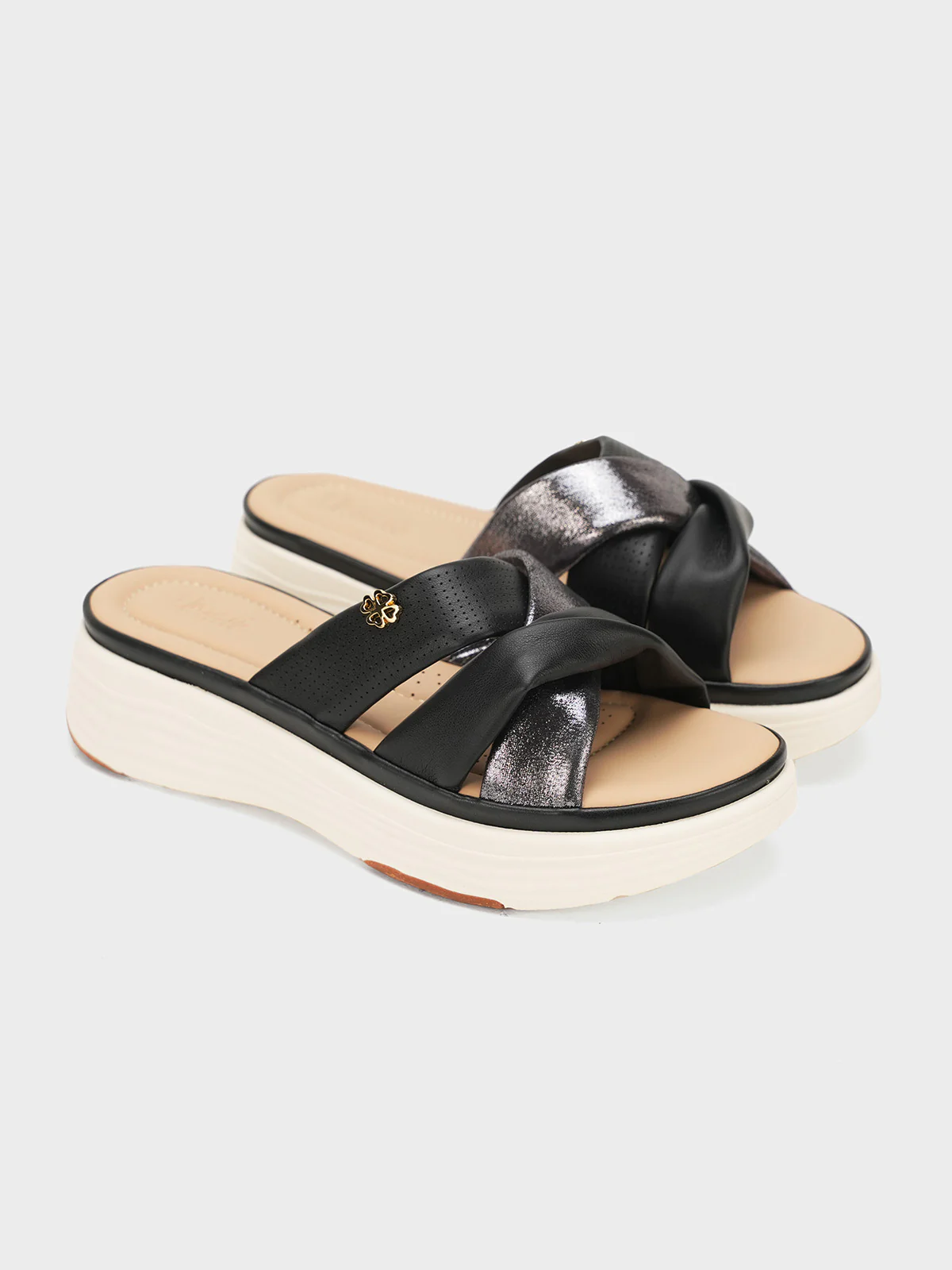 Women "TAYLOR" Cross Step Comfort Slippers - Image 4