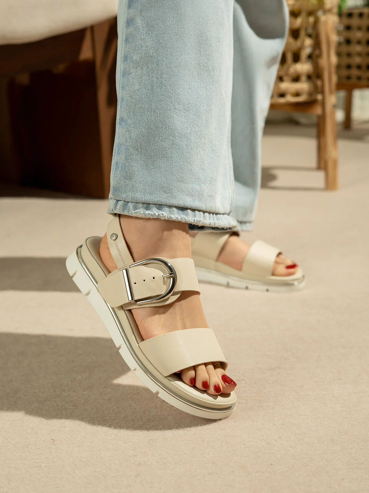 Women "TEJAB" Comfortable Buckle Sandals - Image 10