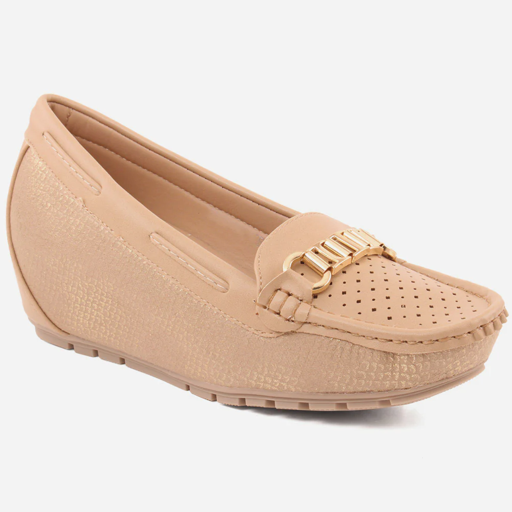 Women "TERI" Wedge Slip On Moccasins