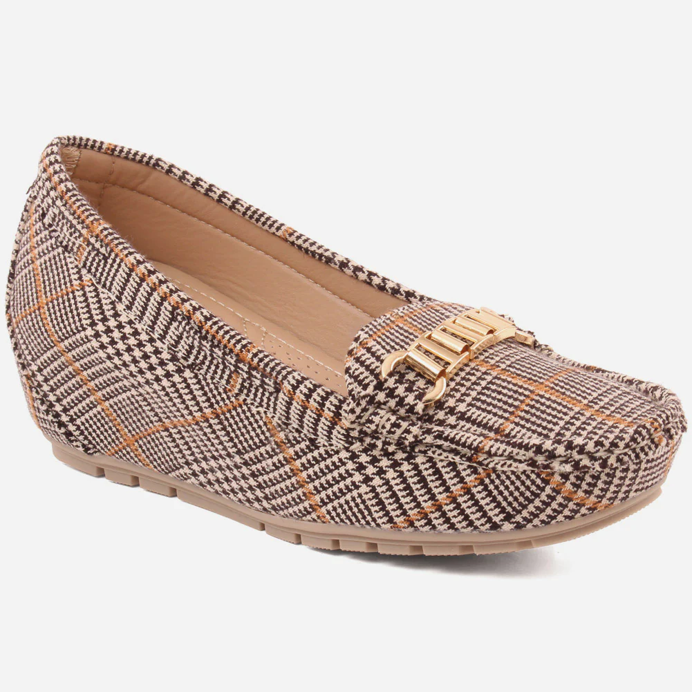 Women "TERI" Wedge Slip On Moccasins