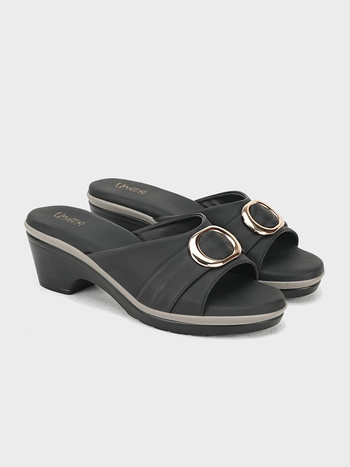Women "TMARA" Block Heel Slip On Sandals - Image 4