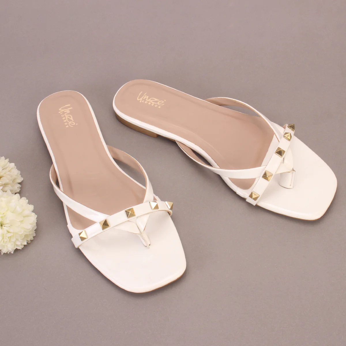 Women "TOAZ" Thong Flat Slippers - Image 6