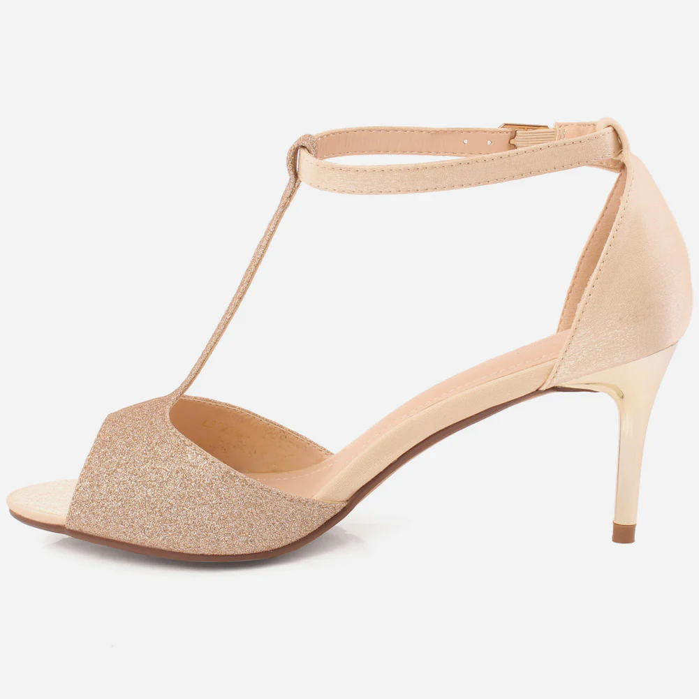 Women "Trine" Glossy Buckle Fastening Sandals - Image 3