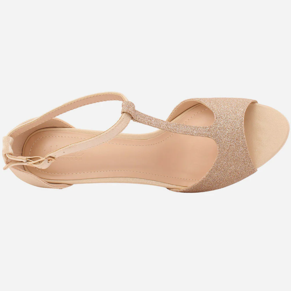 Women "Trine" Glossy Buckle Fastening Sandals - Image 4