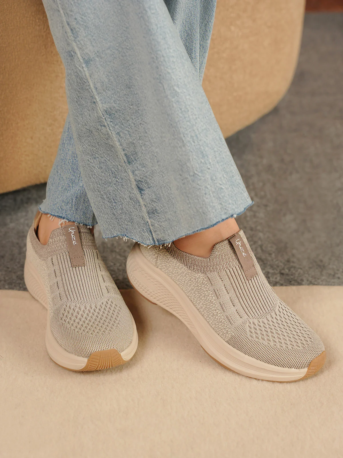 Women "UBAYD" Comfort Slip On Trainers - Image 3