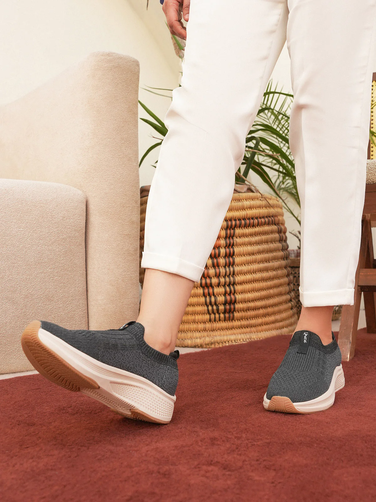 Women "UBAYD" Comfort Slip On Trainers - Image 6