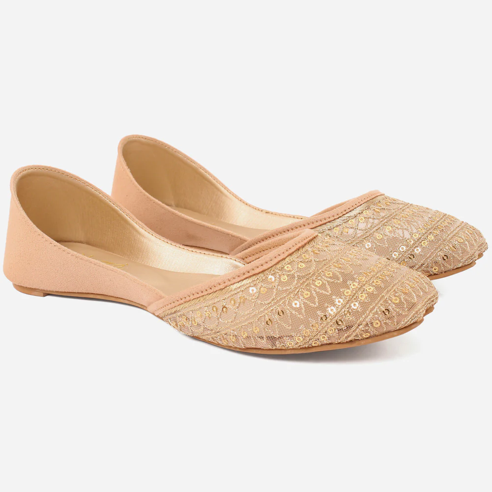 Women "ULYANA" Peep Toe Traditional Khussa - Image 2