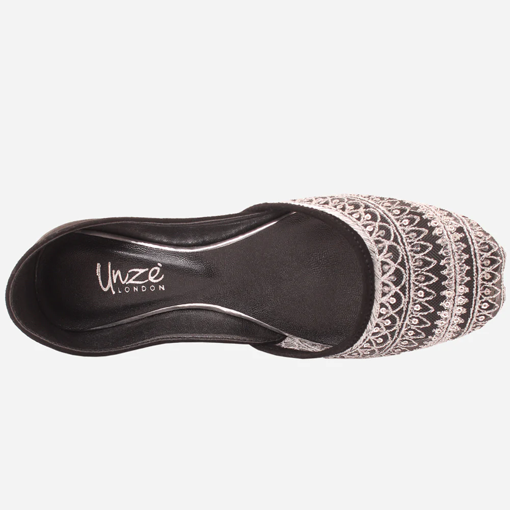Women "ULYANA" Peep Toe Traditional Khussa - Image 4