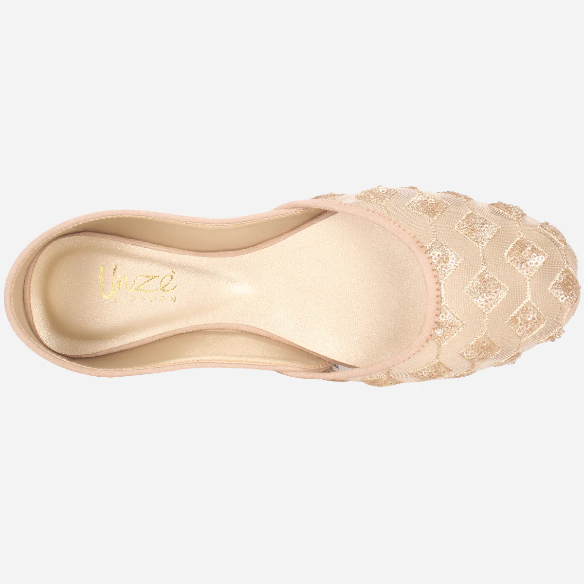 Women's "SYFINY" Embellished Net Decorated Khussa - Image 4