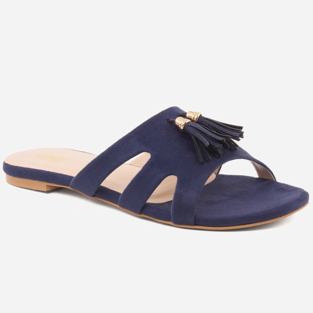Women "VANNESA" Suede Slip On Slippers