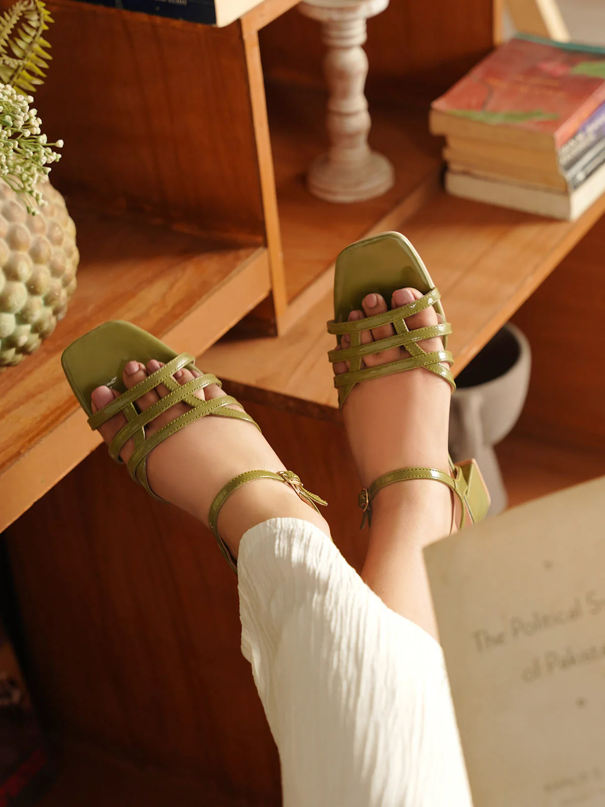 Women "WALSH" Sturdy Block Heel Sandals - Image 6