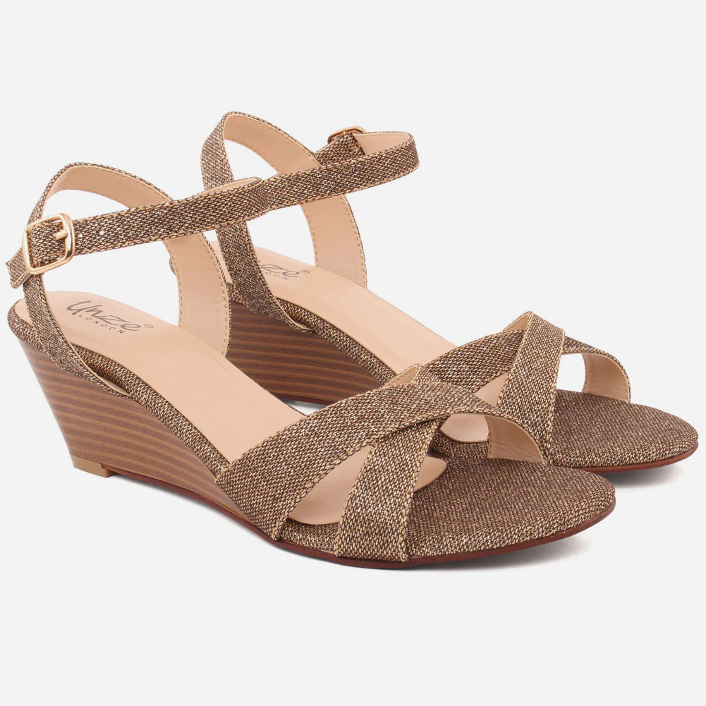 Women "WANGARI " Decent Wedge Heel Sandals - Image 2