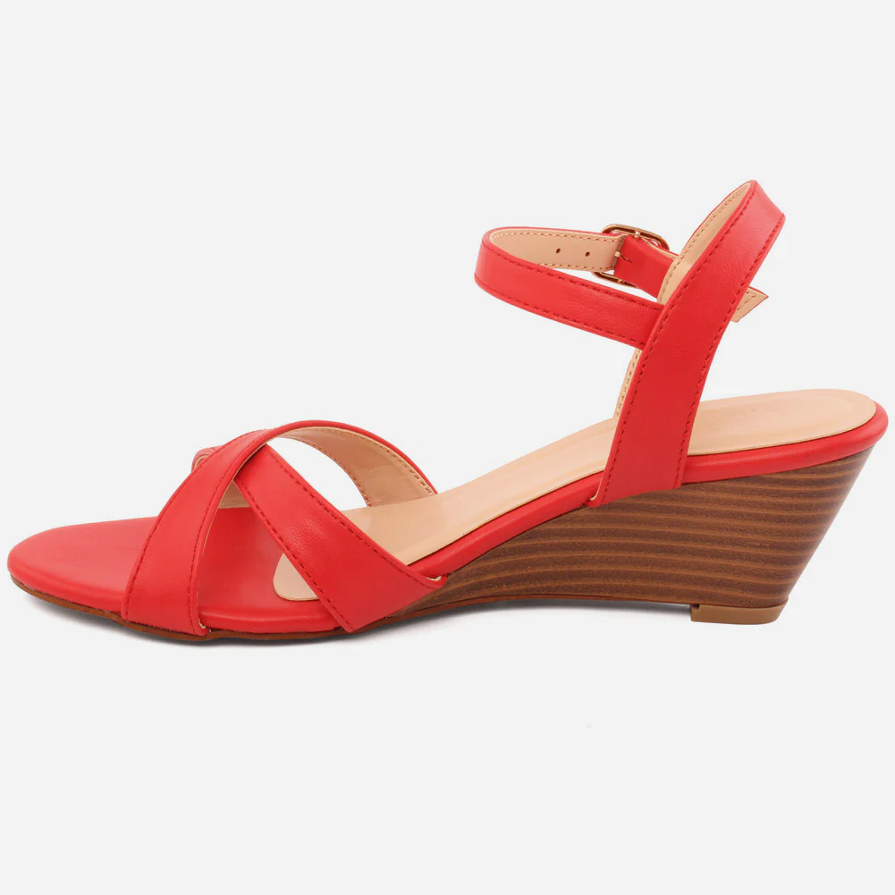 Women "WANGARI " Decent Wedge Heel Sandals - Image 3
