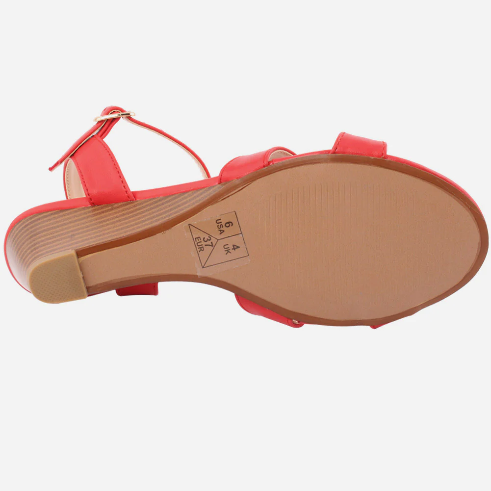 Women "WANGARI " Decent Wedge Heel Sandals - Image 5