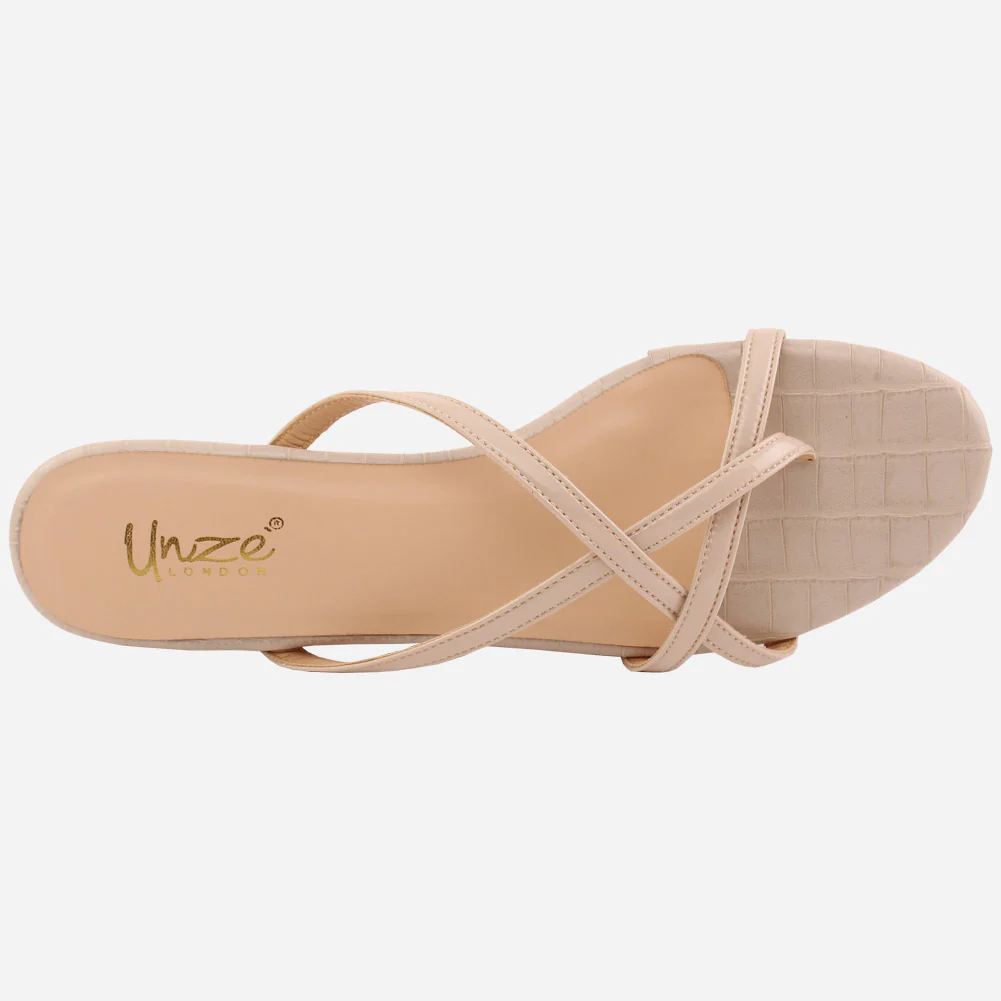 Women "XILA" Cross Strap Slippers - Image 4
