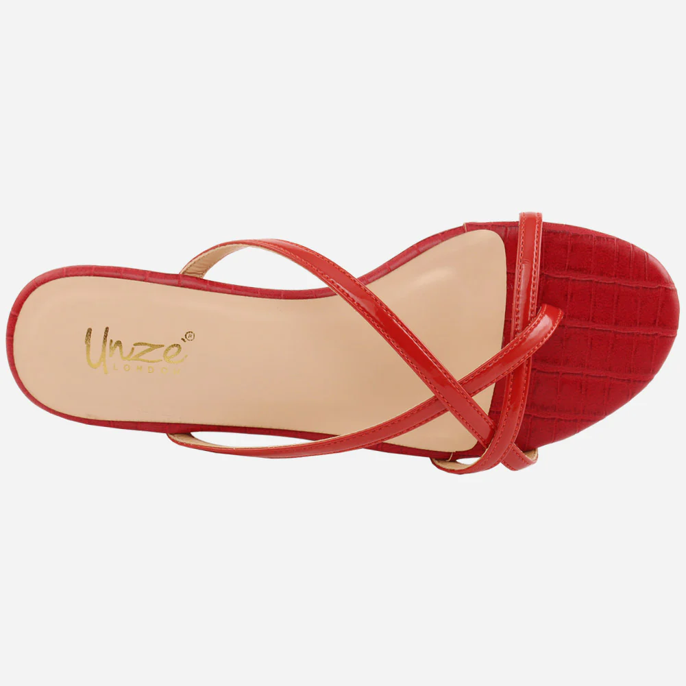 Women "XILA" Cross Strap Slippers - Image 4