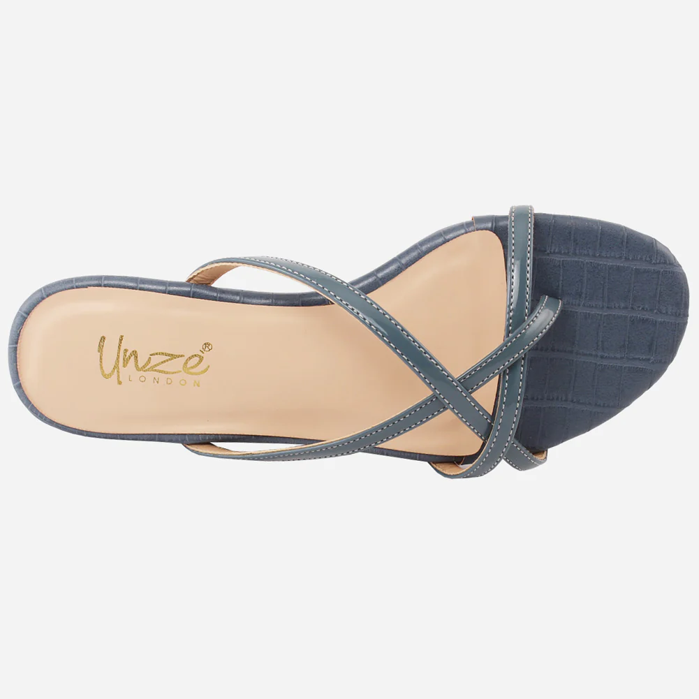 Women "XILA" Cross Strap Slippers - Image 4