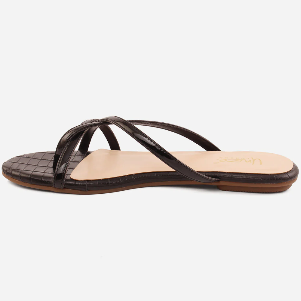 Women "XILA" Cross Strap Slippers - Image 3