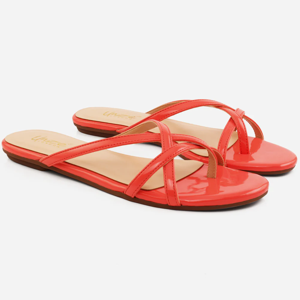 Women "XILA" Cross Strap Slippers - Image 2