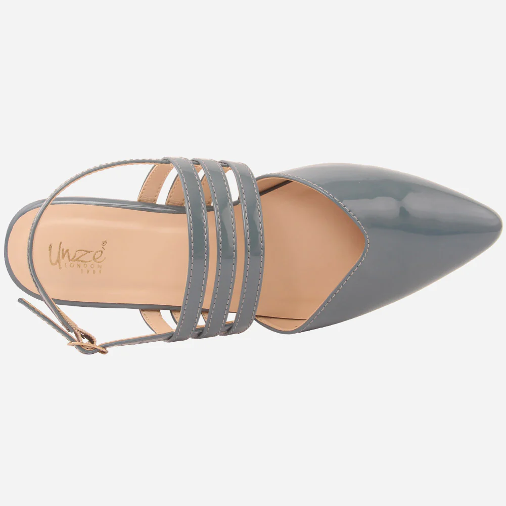 Women "XIMENA" Flat with Buckle Sandals - Image 4
